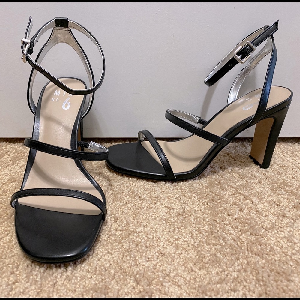 Black Strappy Heels